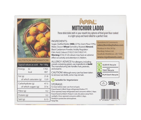 Prepacked Motichoor Ladoo -12pcs